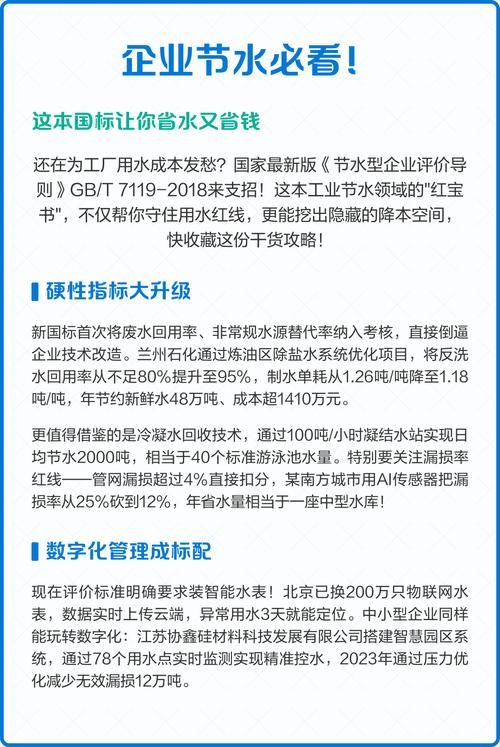 新国标双指标倒逼工业水效革命 非常规水源利用技术研发的突围路径